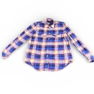 GAP Pendleton Women XS Plaid Flannel Shirt Long Sleeve Button Up